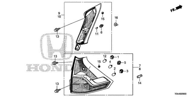 Taillight for 2012 Honda CR-V #0