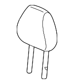 81340TZ5A01ZB - Body: Headrest for Acura Image