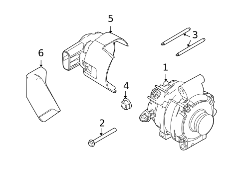 Alternator/Generator & Related Components for 2010 Ford Fusion #0