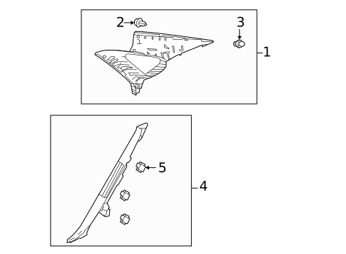 Interior Trim - Quarter Panels for 2016 Toyota Avalon #0