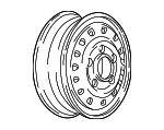 9592808 - Suspension: Wheel, Steel for Buick: Century, LeSabre, Park Avenue, Regal, Riviera | Cadillac: 60 Special, DeVille, Fleetwood | Chevrolet: Venture | Oldsmobile: 88, 98, LSS, Regency, Silhouette | Pontiac: Aztek, Bonneville, Grand Prix, Montana, Trans Sport Image