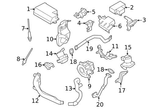 Powertrain Control for 2011 Subaru Impreza #9