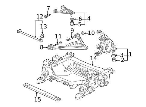 Rear Suspension for 2000 Honda S2000 #1