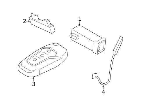 Keyless Entry Components for 2017 Ford Edge #0