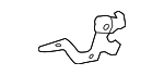 7257406010 - Body: Recline Lever for Toyota: Camry, Tundra Image