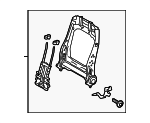 7110406010 - Body: Seat Back Frame for Toyota: Camry Image