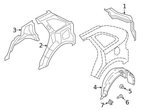 Inner Structure for 2012 Ford Edge #0