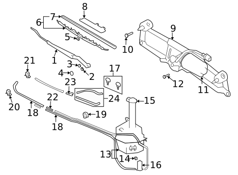 Wipers for 2007 Hyundai Tiburon #0