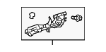 692040A040 - Body: Handle Base for Toyota Image