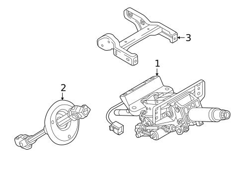 Steering Column Assembly for 2012 Audi A7 Quattro #0