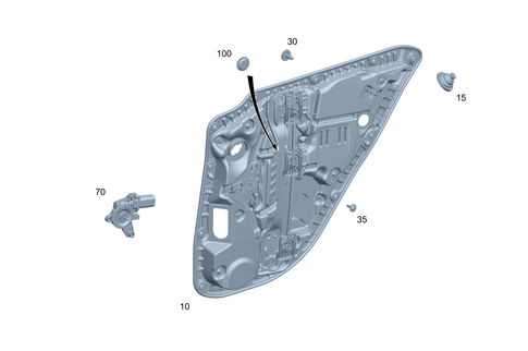 Window Regulator for 2022 Mercedes-Benz Maybach GLS600 #0