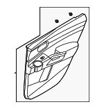 83307P2000MQA - Body: Door Trim Panel for Kia: Sorento Image
