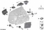 63117429125 - Lighting: Control Unit for Front Light Electronics for BMW Image