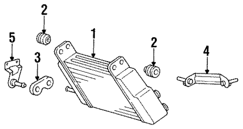 Oil Cooler for 1986 Mercedes-Benz 300 SDL #0