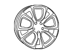 1WB011D5AA - Suspension: Wheel, Alloy for Jeep: Grand Cherokee Image