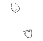 MR621726 - Body: Interior Door Pull Handle Cap for Mopar Image