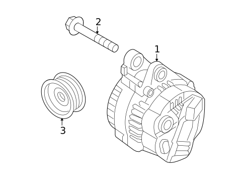 Alternator/Generator & Related Components for 2006 Hyundai Sonata #0