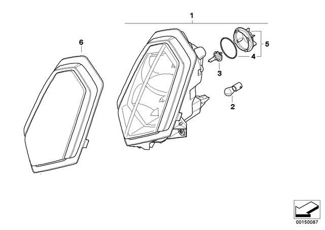 63127672407 - : Headlight for BMW-Motorrad Image