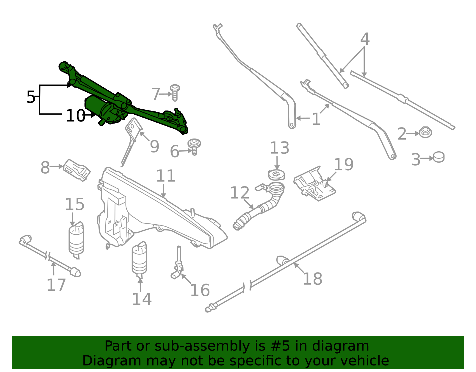 Genuine BMW 61-61-7-350-336 | Motor & Linkage | FREE Shipping on Most ...