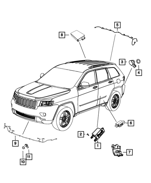 Park Assist for 2015 Jeep Grand Cherokee #0