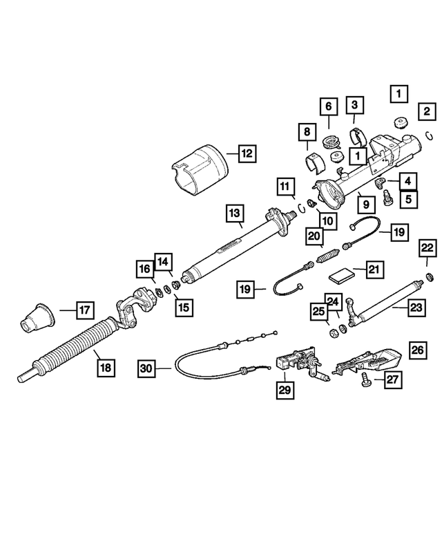 « 5101565AA – Steering : Direction Accouplement pour Mopar Image »