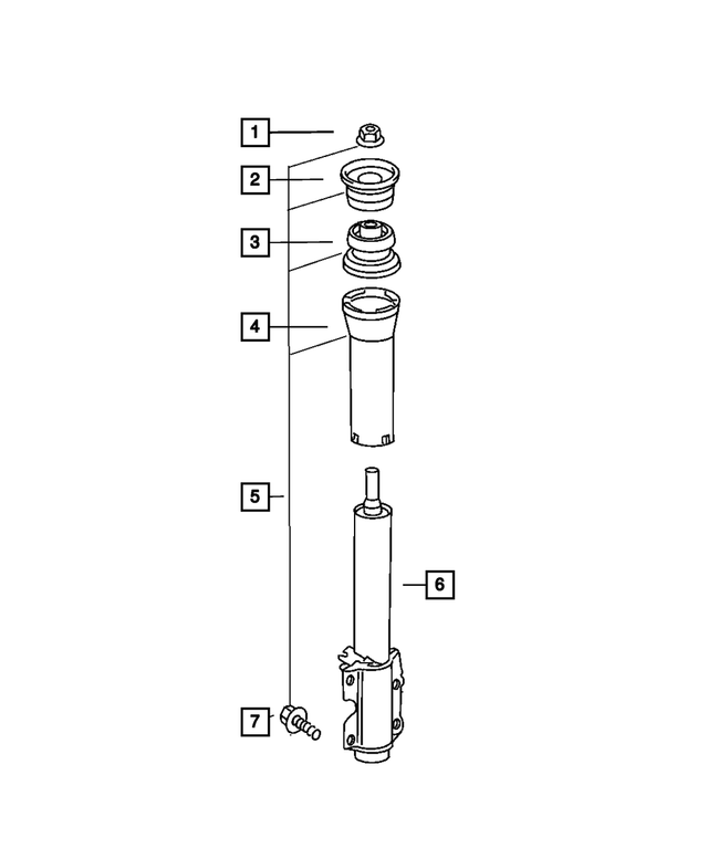 5128502AA - : Shock Absorber for Mopar Image