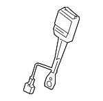 19258678 - : Titanium Passenger Seat Belt with Buckle for GM Image