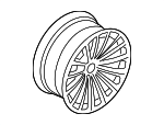 36117841226 - Suspension: 2010-2016 BMW - Wheel Alloy for BMW: 535i GT, 535i GT xDrive, 550i GT, 550i GT xDrive, 740i, 740Ld xDrive, 740Li, 740Li xDrive, 750i, 750i xDrive, 750Li, 750Li xDrive, 760Li Image