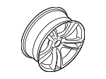 36117841823 - : Genuine OEM BMW Alloy Wheel 20" Replacement - 5 Series 7 Series for BMW: 535i GT, 535i GT xDrive, 550i GT, 550i GT xDrive, 740i, 740Ld xDrive, 740Li, 740Li xDrive, 750i, 750i xDrive, 750Li, 750Li xDrive, 760Li Image