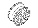 36117841822 - : Genuine OEM Light Alloy Wheel Rim 19" - BMW 5 &amp; 7 Series for BMW: 535i GT, 535i GT xDrive, 550i GT, 550i GT xDrive, 740i, 740Ld xDrive, 740Li, 740Li xDrive, 750i, 750i xDrive, 750Li, 750Li xDrive, 760Li Image