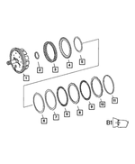 5138365AA - Automatic Transmission 5 Speed [DGZ]: Outer Carrier Holding Clutch for Mopar Image