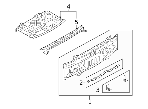 Rear Body for 2009 INFINITI M35 #0