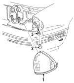 16521741 - Electrical: Signal Lamp Assembly for Oldsmobile: 88 Image