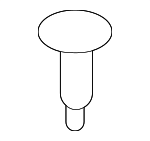 J9C13986 - Fuel System: Tank Shield Retainer for Jaguar: E-Pace Image