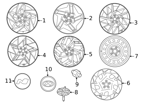 Wheels for 2026 Hyundai Kona Electric #0