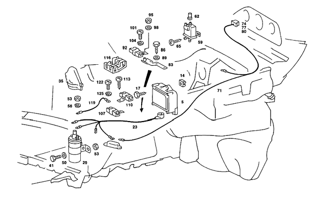1265400709 - : Wiring Harness for Mercedes-Benz Image