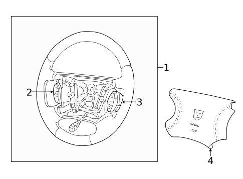 Steering Wheel & Trim for 2005 Jaguar XKR #0