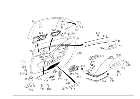 Door Paneling for 2017 Mercedes-Benz S550e #0