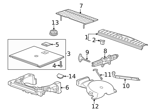 Interior Trim - Rear Body for 2016 Chevrolet Equinox #0