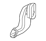 98757276801 - : Outer Duct for Porsche: Cayman Image