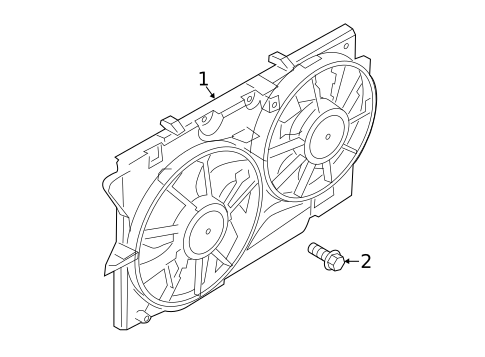 Cooling Fan, Clutch & Motor for 2013 Ford Explorer #0