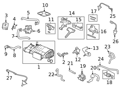 Emission System for 2024 Acura TLX #0