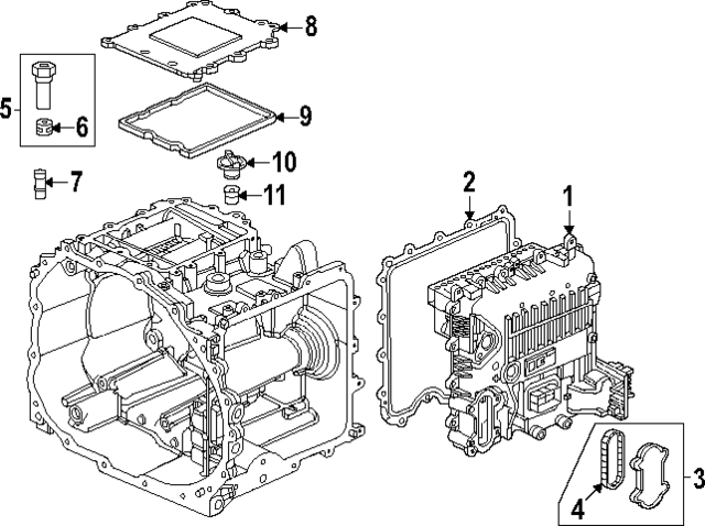 24295033 - : Part# 24295033 F (S)Gasket for Cadillac: LYRIQ | GMC: Sierra EV Image