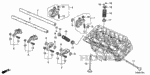 14610R70A02 - Engine: ARM ASSY., IN. ROCKER for Honda Image