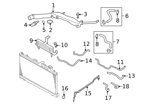 Hoses & Pipes for 2013 Subaru Outback #0