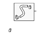 21204AB150 - : Heater Hose for Subaru: Legacy, Outback Image