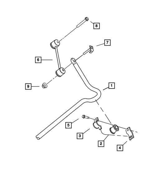 Rear Stabilizer for 2002 Chrysler PT Cruiser #0