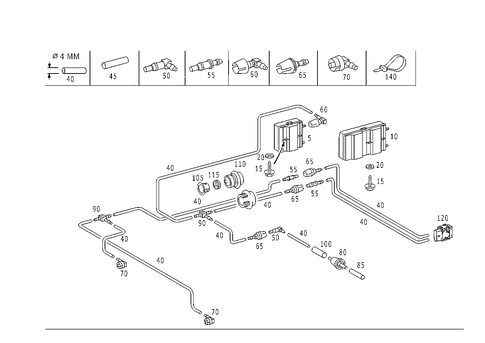 Engine Vacuum Connection and Light Range Regulator for 2002 Mercedes-Benz CLK430 #0