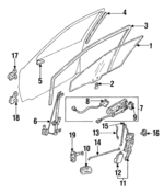 MB655142 - : Window Regulator for Mitsubishi Image