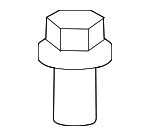 1140306166K - Engine: Turbocharger Oil Line Bolt for Hyundai Image